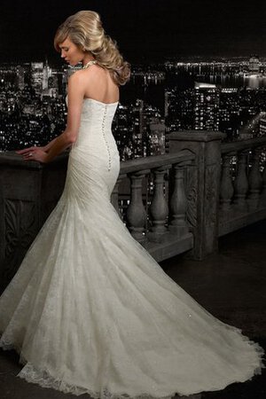 Abito da Sposa Sirena Senza Maniche Naturale Senza Strap Lunghi