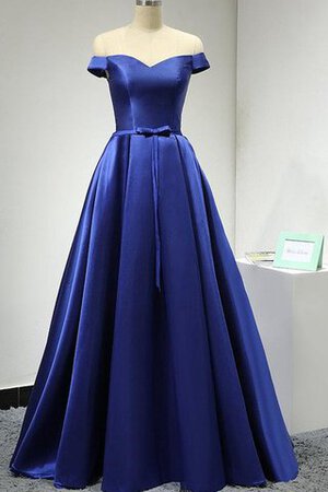 Abito da damigella con Fusciacca Moderno A-Line Allacciato Ball Gown