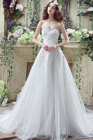 Abito da Sposa Semplice Tubino Pudica con Piega in Tulle