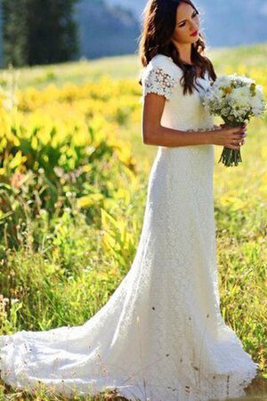 Abito da Sposa in Pizzo Formale E Informale Cappellino Moderno Vintage