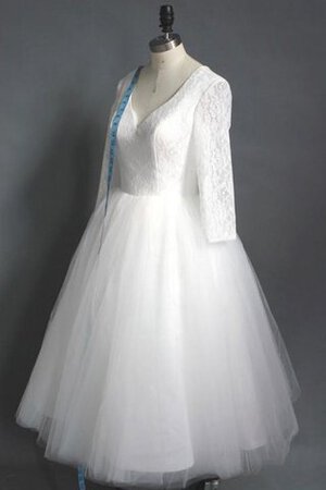 Abito da Sposa in Tulle Mini Semplice Medievale Puffy