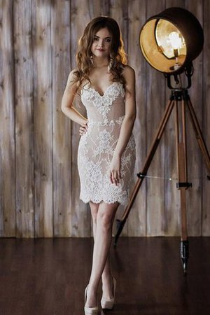 Abito da Sposa in Tulle Semplice Ampio in Pizzo Cerniera