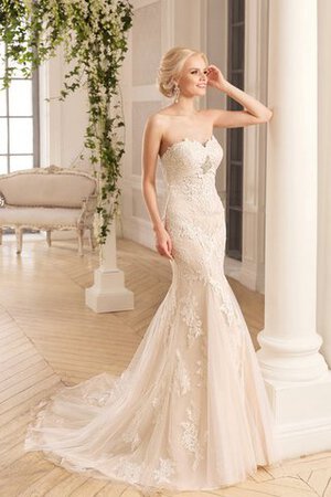 Abito da Sposa Sexy in Tulle Schiena Nuda Cuore Sogno