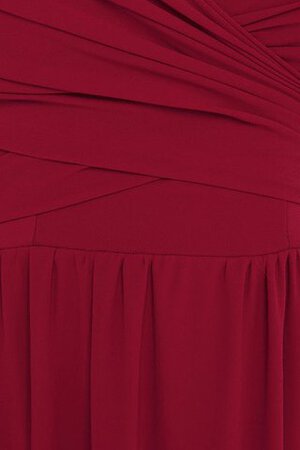 Abito da damigella in Chiffon con Criss-cross con Increspato Moderno