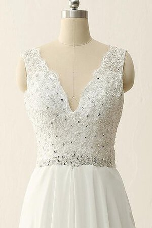 Abito da Sposa Semplice V-Scollo Favola Seducente a Riva