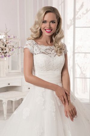 Abito da Sposa Largo Naturale Medievale Lungo A-Line