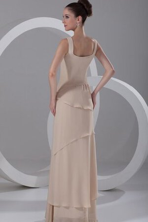 Abito mamma sposa Tubino Stravagante con Criss-cross A Terra in Chiffon