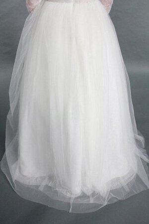 Abito da Sposa Vintage Stravagante in Pizzo Cerniera con Applique