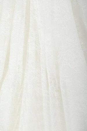 Abito da Sposa in Pizzo A Terra V-Scollo in Pizzo Allacciato
