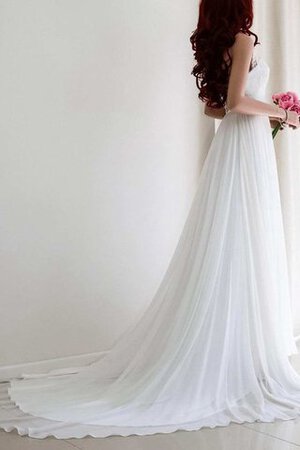 Abito da Sposa a Riva Senza Maniche in Pizzo A-Line Alta Vita