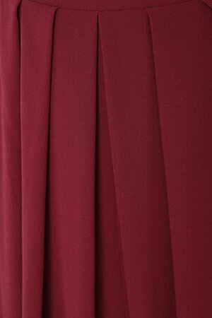 Abito da damigella Lunghi in Chiffon Semplice Senza Maniche