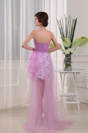 Abito da cocktail Senza Maniche A-Line Formale E Informale in Tulle con Applique