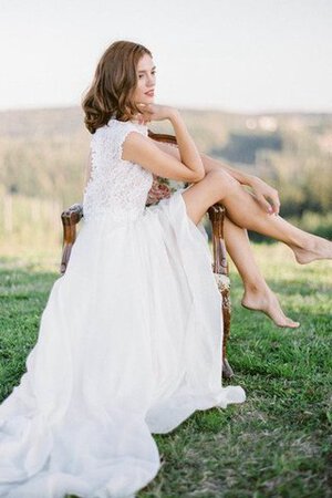 Abito da Sposa Cappellino con Manica Corte Medievale Spazzola Treno decorato