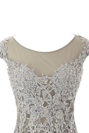 Abito Da Ballo Buco Della Serratura Schiena Sensuale con Perline Cappellino con Applique