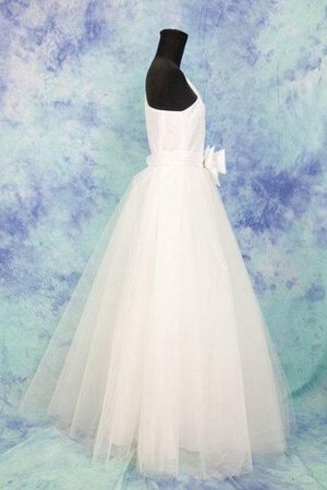 Abito da Sposa in Tulle Stravagante Lunghi Senza Maniche Naturale