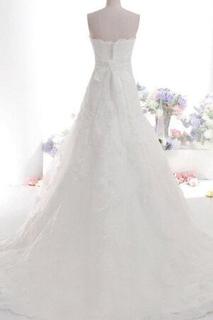 Abito da Sposa con Fusciacca Senza Spalline Senza Maniche A-Line Stravagante