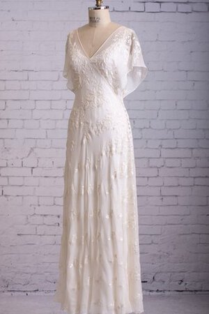 Abito da Sposa All Aperto Moderno Lace Coperta Originale con Bottone