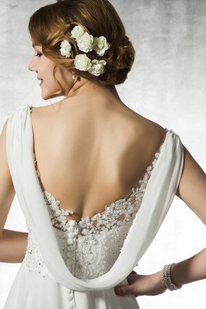 Abito da Sposa Formale E Informale a Riva Lusso Semplice con Manica Corte