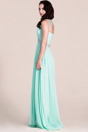Abito da sera A-Line in Chiffon con Perline Cuore Conotta
