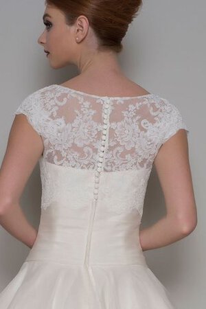 Abito da Sposa decorato Sotto Ginocchio A-Line con Applique Semplice