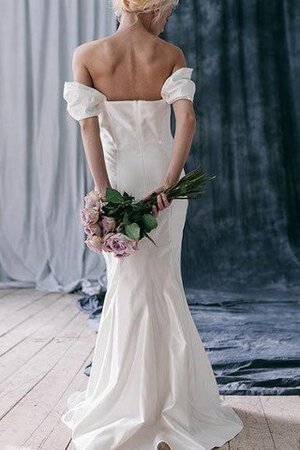 Abito da Sposa Romantico Schiena Nuda in Taffeta A Terra a Riva