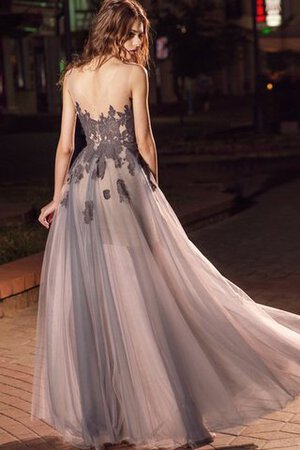 Abito Da Ballo Retro con Applique Elegante Senza Maniche Romantico