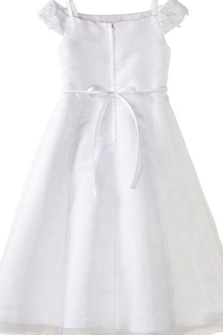 Abito da Cerimonia Bambini Conotta A-Line in Taffeta Alta Vita con Applique