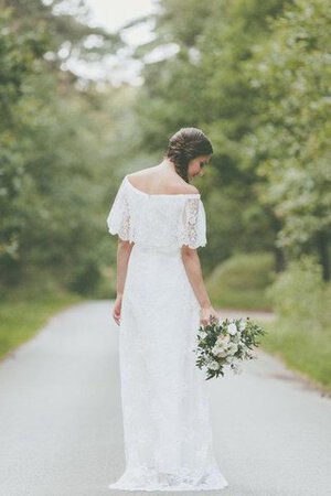 Abito da Sposa in Pizzo Retro Elegante Fuori dalla spalla Semplice