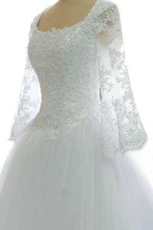 Abito da Sposa Monospalla in Tulle in Raso con Paillette A-Line