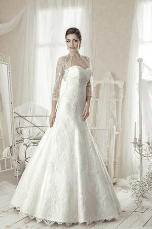 Abito da Sposa Lunghi Cuore A-Line Naturale A Terra