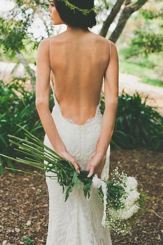 Abito da sposa spazzola treno luminoso con ricamo con increspature naturale schiena nuda