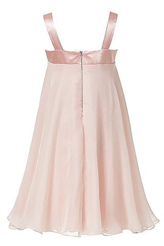 Abito da Cerimonia Bambini in Chiffon Principessa A Terra con Fiore Conotta