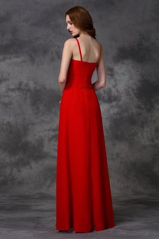 Abito da Damigella in Chiffon A-Line Principessa con Increspature Conotta