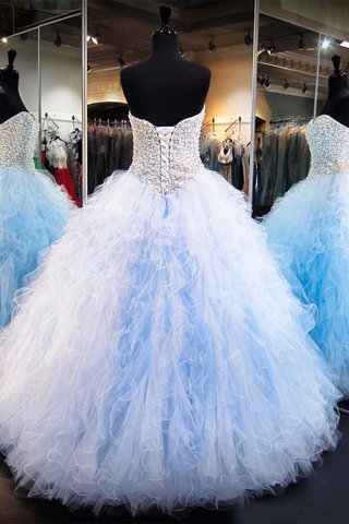 Abito quinceanera senza maniche con cristino strano a sala a terra sbalorditivo