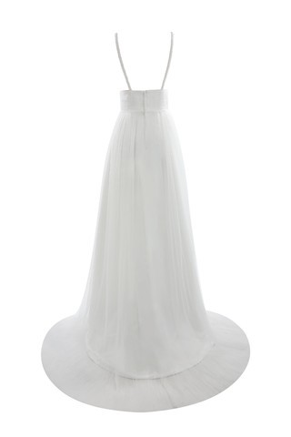 Abito da Sposa Strano Senza Strap a Riva Particolare Tubino