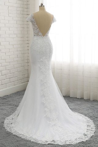 Abito da sposa a chiesa lungo attraente moderno in pizzo oscillare