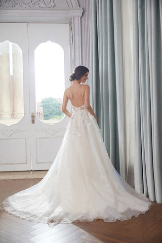 Abito da sposa in tulle splendido seducente moderno a-line semplice