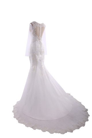 Abito da Sposa in Raso Satin Elastico Colorato Strano Multi Strati Seducente