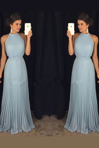 Abito da Ballo A-Line in Chiffon con Piega Principessa con Festone