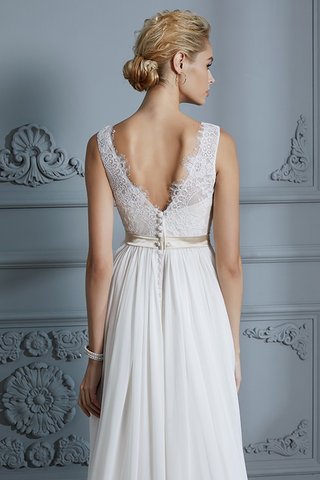 Abito da sposa a chiesa in chiffon retro sogno senza maniche adorabile