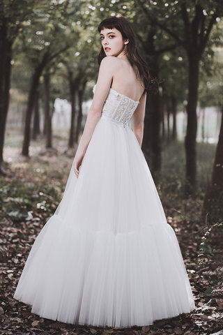 Abito da sposa lunghi convenzionale grazioso favola con applique cuore