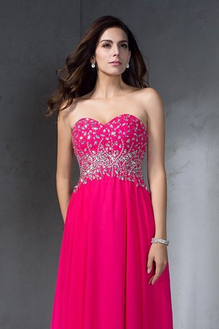 Abito da Sera in Chiffon Principessa Senza Maniche Lungo Cerniera