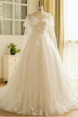 Abito da sposa a sala alternativo vintage in tulle in pizzo splendido