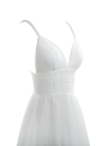 Abito da Sposa Strano Senza Strap a Riva Particolare Tubino