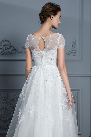 Abito da sposa in tulle favola semplice giunonico sotto ginocchio moderno