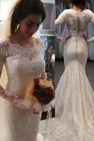 Abito da sposa piuttosto con piega moderno esclusivo a terra convenzionale