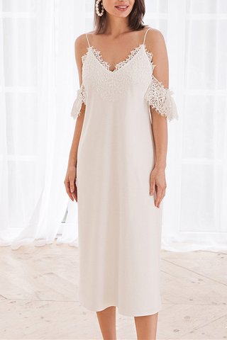 Abito da sposa schiena nuda mini naturale in pizzo conotta vendita calda