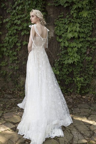 Abito da sposa distintivo convenzionale naturale a riva classico in pizzo