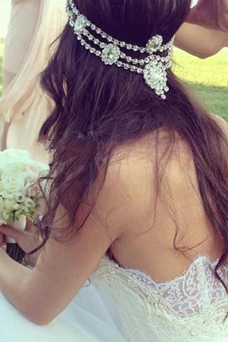 Abito da sposa cuore sogno lunghi in tulle magnifico con piega