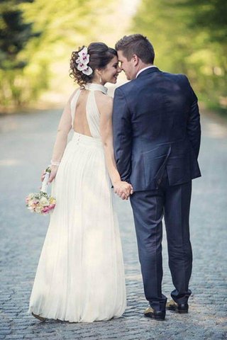 Abito da sposa carino in tulle principessa a-line senza maniche corpetto pieghe